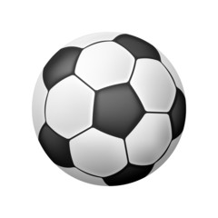 Isolated Realistic Soccer Ball