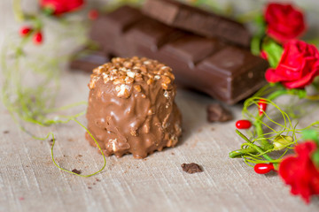 Closeup chocolate