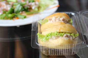 Tuna salad sandwiches