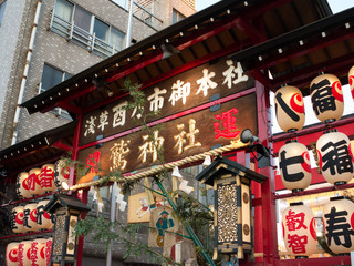 正月の浅草・鷲神社