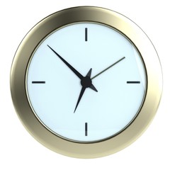 realistic 3d render of clock