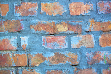 Fototapeta premium blue brick wall