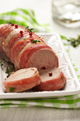 tenderloin wrapped bacon