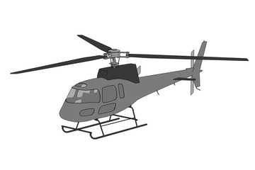 cartoon image of generic helicopter