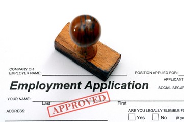Employment application - approved