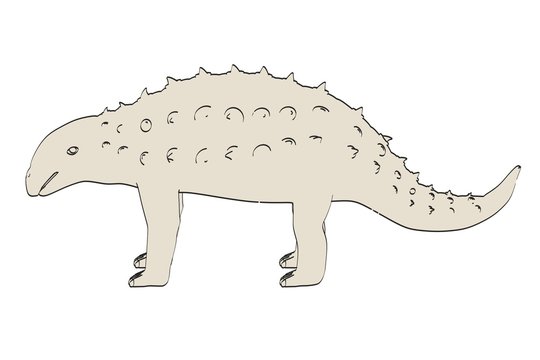 cartoon image of panoplosaurus dino