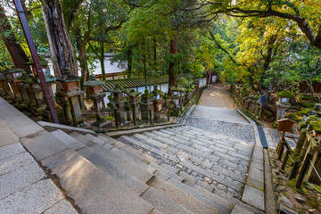 Stair to Kasuga Taisha in Nara