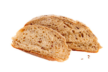 image of delicious fresh homemade bread buckwheat