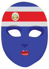 Costa Rica mask