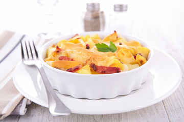 baked potato gratin, tartiflette