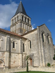 Fototapeta na wymiar Charente - Saint-Amant-de-Boixe - Abbaye