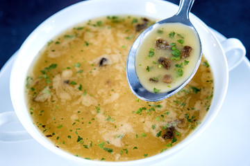 Waldpilz-Creme-Suppe
