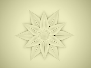 Abstract flower concept