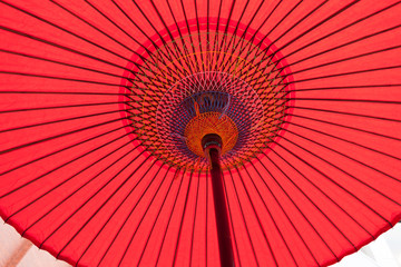 赤い和傘