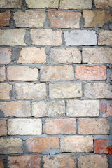 Fototapeta premium Background texture of a brick wall