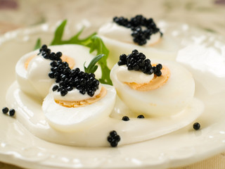 Fototapeta premium boiled egg