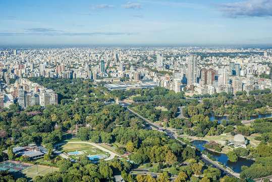 Palermo gardens in Buenos Aires, Argentina.