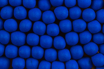 blue head matchsticks