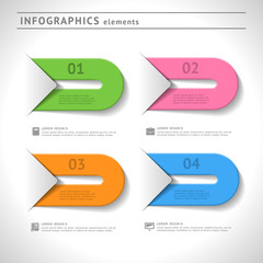 Infographics elements. Design template. Web layout