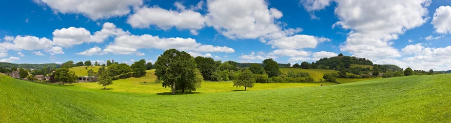 Foto op Canvas Idyllisch landelijk landschap, Cotswolds UK © travelwitness
