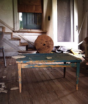 Abandoned Interior Living Room