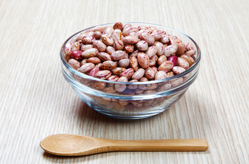 Dried beans in a bowl