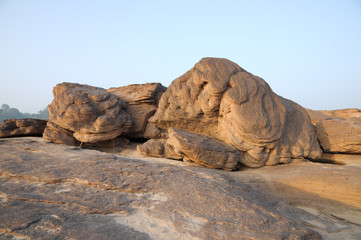 Sam pan bok,Stone in the shape of the natural beauty of the Meko