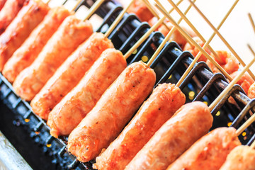 ESAN grilled sausage from Northeastern region of Thailand