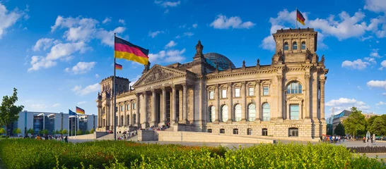 Foto op Canvas Rijksdag Berlijn © travelwitness