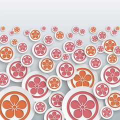 Infographics Background Spring #Vector