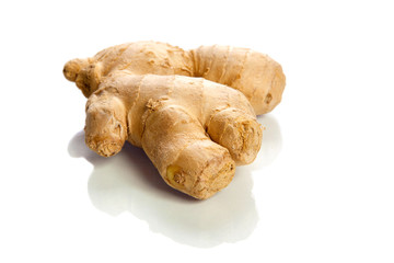 Ginger Isolated on White Background