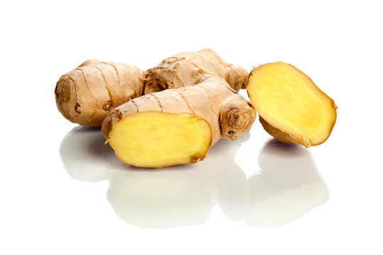 Ginger Isolated on White Background