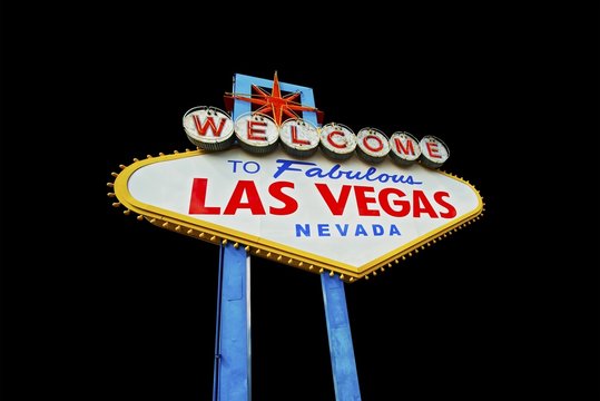 Vegas Sign Isolated