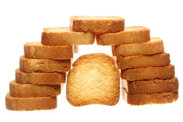 rusks bread loaf toast biscuits, diet food