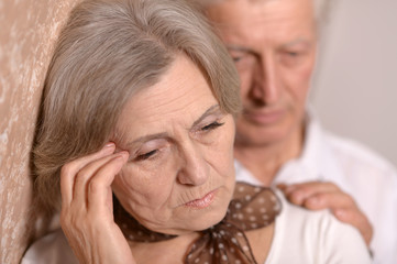 Portrait of an elder couple