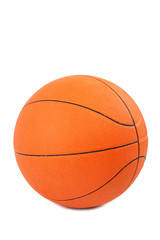 Fototapeta premium Basketball ball on a white background.