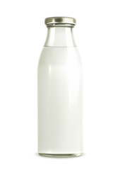 Milk bottle vector illustration