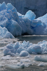 Effondrements de glaçons au Perito Moreno