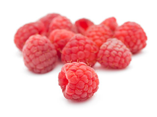 Fresh raspberries