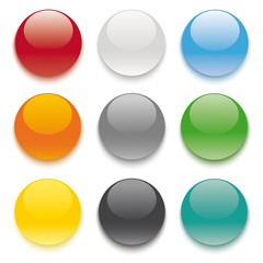 9 Colored Buttons