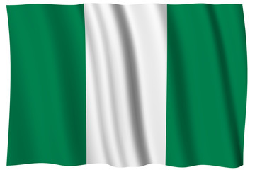 Obraz premium Nigeria Bandiera