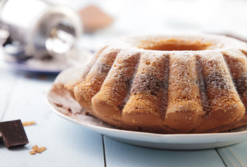 marble ring cake