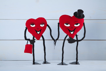 Valentine's Day. In love heart.
