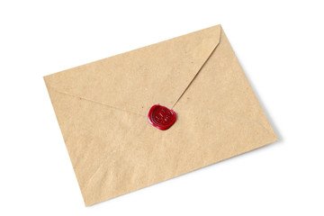 envelope with wax seal