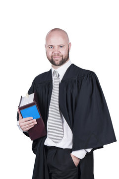 male attorney in robe
