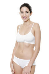 Obraz premium Woman in white underwear