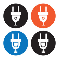 Electric plug icon