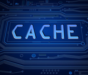 Cache concept. © creative soul