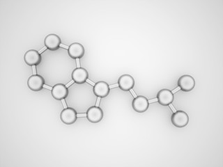 Molecule structure rendered