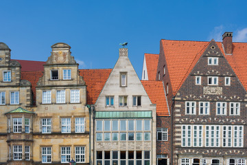 Fototapeta na wymiar Historical buildings in Bremen